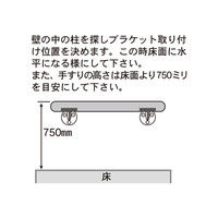 清水 いたわりエコ手すり ディンプル横型 800 （箱入） SO-TD2-800（直送品）