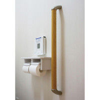 清水 いたわりエコ手すり ディンプル直棒エンドブラケット 800 SO-TD3-800P（直送品）