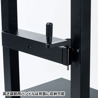 サンワサプライ 55～65型対応手動上下昇降液晶ディスプレイスタンド ブラックCR-PL30BK 幅1000×奥行710×高さ1657～1917mm（直送品）