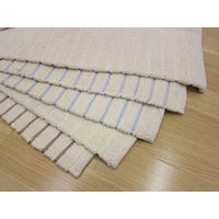 萩原 インド綿マット クロエ ベージュ 約45×65cm 1枚（直送品）