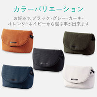 エレコム デジカメケース/カジュアルタイプ/LLサイズ/ブラック DGB-066BK 1個