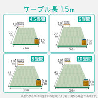 エレコム スマートフォン・タブレット用AC充電器/microBケーブル一体型 MPA-ACM01WF 1個