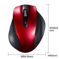 サンワサプライ Bluetooth ブルーLEDマウス MA-BTBL120R 1個（直送品）