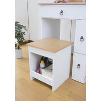 サン・ハーベストカントリー調ドレッサーLT-1100　ドレッサー幅600×奥行400mm　１台（直送品）