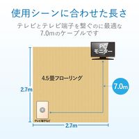 DXアンテナ テレビ接続用同軸ケーブル 4JW7FFS（B） 1個（直送品）