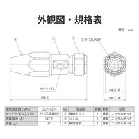 DXアンテナ 防水形F形接栓 F4FH（P） 1個（直送品）