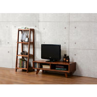 【軒先渡し】萩原 umberシリーズ ラック VCC-7255 ブラウン （約）幅40×奥行30×高さ111.5cm 1台（直送品）