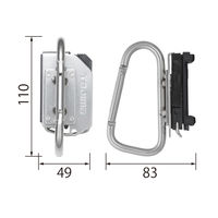 TJMデザイン 着脱式工具ホルダーステン カラビナ大 SFKHS-CL 1個