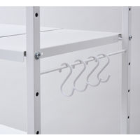 YAMAZEN 伸縮式ペール上ラック RPE-3(WH) 1台