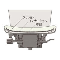 【設置込】イトーキ フルゴチェア ハイバック オフィスチェア 布張り 可動肘（フレーム・樹脂脚：ホワイト）背座：モスグリーン KF-437GB-WW （直送品）