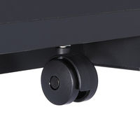 HAMILeX Badic（バディック）シリーズ リビングボード ブラック木目柄 幅980×奥行380×高さ398mm B-7321 1台（直送品）