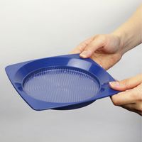 オープン工業 お会計 カルトン(トレイ) 青 KN-80-BU 1セット(2枚)