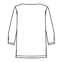 サーヴォ カットソー 七分袖 レディース 事務服 ライトグレー L GCSL-2609-B1 1着（直送品）