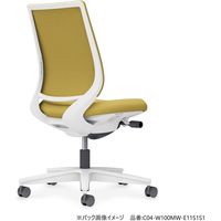 【組立設置込】コクヨ ミトラ2 メッシュ スタンダードバック ランバー無 肘無 黒脚 ナイロンキャスター ブラック×カーマイン １脚（直送品）