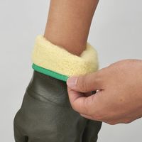 【ビニール手袋】 ショーワグローブ 防寒テムレス No.282 オリーブグリーン LL 1双