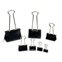 プラス ダブルクリップ 超特大 黒 1箱（10個入） CP-101（わけあり品）