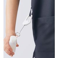 住商モンブラン スクラブ 兼用 半袖 黒 MS242-00 1枚　スクラブ（直送品）