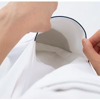 住商モンブラン ナースジャケットレディス半袖ライトグレー OM302-01 1枚　白衣（直送品）