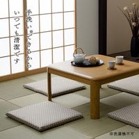 イケヒコ 錦 固綿 550×590mm ブルー 1240870042408 1セット(5枚入)（直送品）