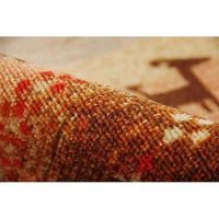 イケヒコ ラディ デスクカーペット 1000×1300mm オレンジ 1271840201401 1枚（直送品）