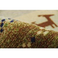 イケヒコ ラディ デスクカーペット 1000×1300mm グリーン 1271840121401 1枚（直送品）