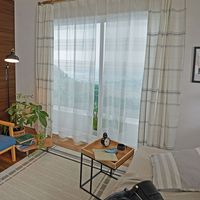 スミノエ コルネ セミオーダー レースカーテン フルーヴ 3000×1540mm ナチュラルホワイト １セット(2枚入)（直送品）