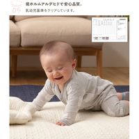 アクア モフア イブル CLOUD柄 綿100% クッションカバー 450×450mm ライトブラウン 36231B36 1枚（直送品）