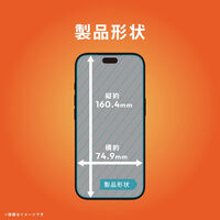 トリニティ iPhone 18 Pro Max ほか ウルフ 高透明 強化ガラス 黒 TR-IP26L3-G3-K9CCBK 1個（直送品）