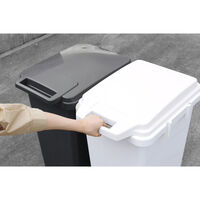 リス ゴミ箱 ワンハンドパッキンペール 70L パッキン付 ホワイト 557325 1個（直送品）