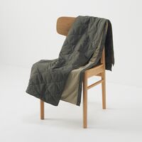 無印良品 収納ポケット付き３ＷＡＹブランケット ８０×１３０ｃｍ グリーン  良品計画