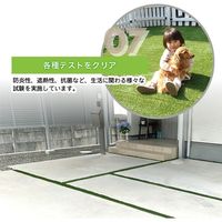 ユニオンビズ 高級人工芝　メモリーターフスリット 幅55mm 32-9022 1ロール（直送品）