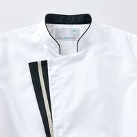 住商モンブラン コックコート 兼用7分袖 黒/グレー 6-1140 3L 1枚（直送品）