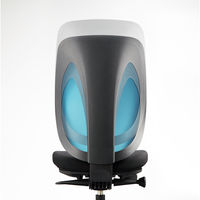 プラス　ジロフレックス353　オフィスチェア　肘付　ブラック　353-8029RS　BK　1脚　（直送品）