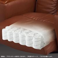 宮武製作所　肘付本革座椅子-風雅-　アイボリー　（直送品）