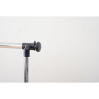 YAMAZEN パイプハンガー伸縮シングルタイプ ブラック MKS-SS(BK(S 1台