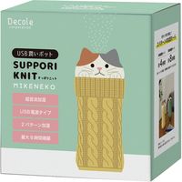 デコレコーポレーション USB潤いポット すっぽりニット 三毛猫 AG-28046 1個（直送品）
