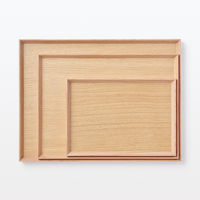 無印良品 木製 角型トレー 約幅35×奥行26×高さ2cm 2個 良品計画