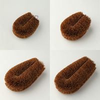 元祖 亀の子束子 3号（中）ひとまわり大きいサイズ 天然素材 高品質たわし パッケージ入 タワシ 1個 亀の子束子西尾商店