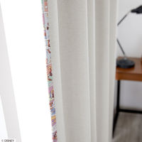 スミノエ DISNEY セミオーダー カーテン ミッキー レトロコミック 2400×1300mm ライトベージュ １セット(2枚入)（直送品）