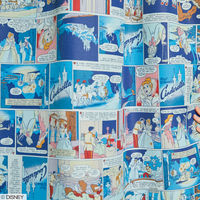 スミノエ DISNEY セミオーダー カーテン プリンセス シンデレラ 1900×2200mm ライトブルー １セット(2枚入)（直送品）