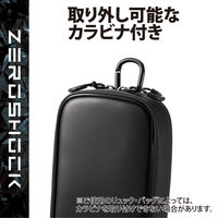 スマホポーチ 2台収納 Lサイズ 3Way 腰ベルトループ ショルダーベルトループ ブラック P-05CZ2BK エレコム 1個