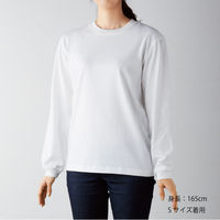 TRUSS オーガニックコットンロングスリーブTシャツ　サイズS　5.3oz　ナチュラル　1着（直送品）