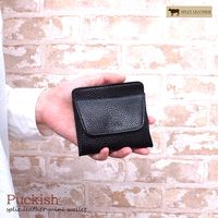 ランブリング お札も小銭も入ってこの薄さの ミニ財布 !!　ブラウン 21-2015BR 1個（直送品）