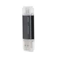 磁気研究所 USB3.2 Gen2 Type-Cメモリ-Type-Aコネクタ両用 32GB HDUF136C32G3C 1個