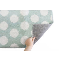 オカトー バスマット sofmore 45×60cm ブルー 373241 1個（直送品）