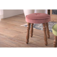 ROOM ESSENCE ビューグ スツール ピンク BGL-250PK 1脚（直送品）