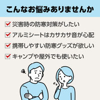 アーテック 静音防寒寝袋 オレンジ 52149 1セット(2個)（直送品）