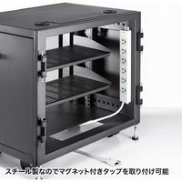 サンワサプライ 小型19インチマウントボックス(9U D450) CP-SVCBOX3BK 1台（直送品）