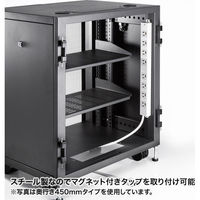 サンワサプライ 小型19インチマウントボックス(12U D600) CP-SVCBOX6BK 1台（直送品）