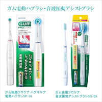 ガム歯周プロケア 電動ハブラシ用 デンタルジェル 65g  1セット（3本） サンスター GUM 歯磨き粉 殺菌 歯周病 虫歯 フッ素 口臭
